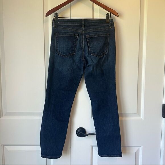 LOFT Size 28 / 6 Modern Straight Dark Wash Jeans - Picture 3 of 4